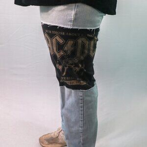 ACDC T-shirt Patch Jeans